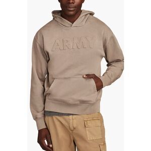 Lucky Brand Army Cotton Logo Hoodie